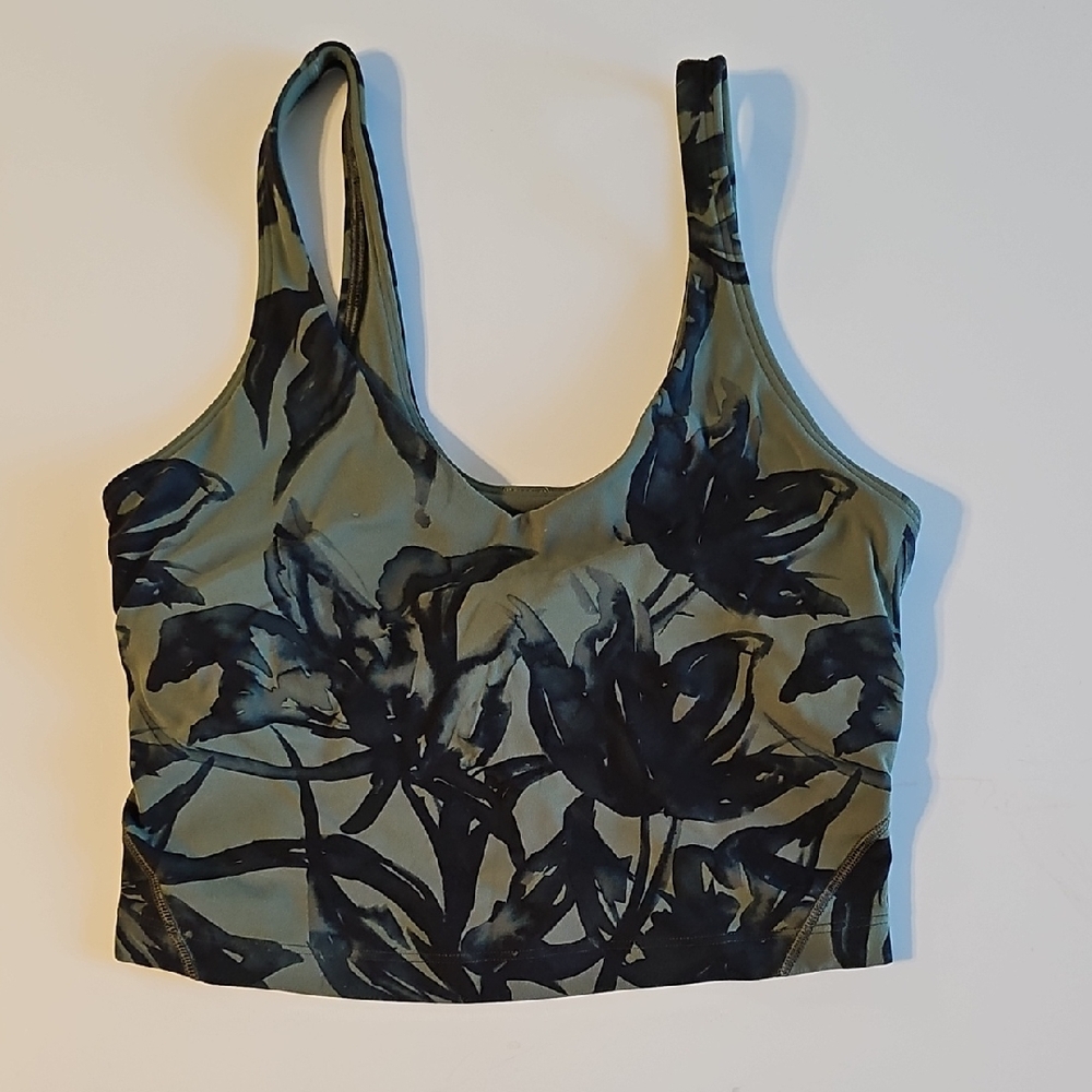 Floral Print Align Top